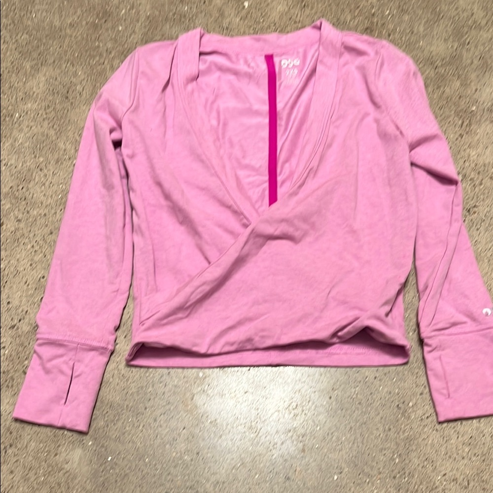 Pink Ballet Wrap Top